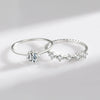 925 Sterling Silver Classic CZ Finger Rings