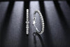 30mm Hoop Earrings with Crystals
