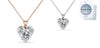 Lovely  Necklace Heart Crystal from Swarovski – 2 Colours!